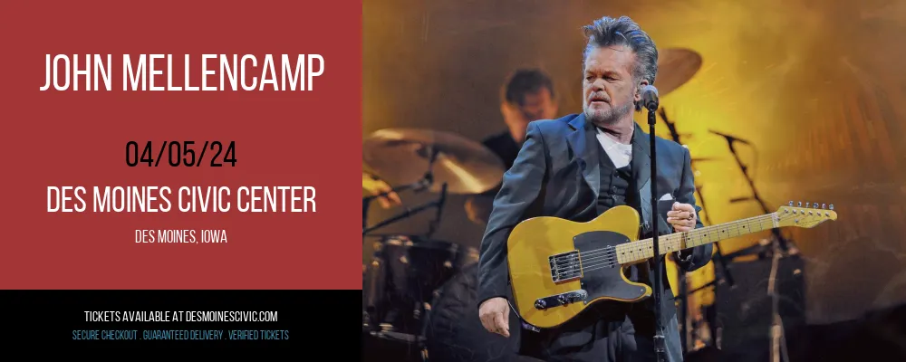 John Mellencamp at Des Moines Civic Center