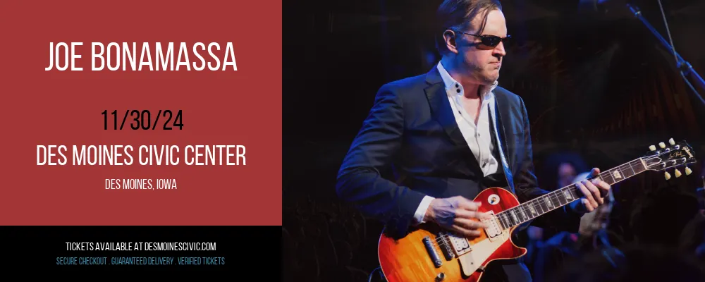 Joe Bonamassa at Des Moines Civic Center