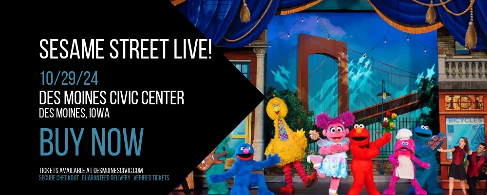 Sesame Street Live! at Des Moines Civic Center