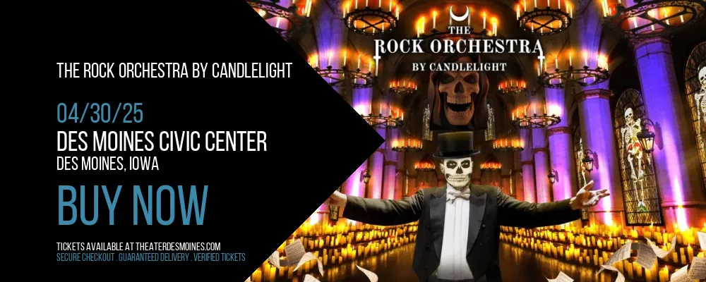 The Rock Orchestra By Candlelight at Des Moines Civic Center